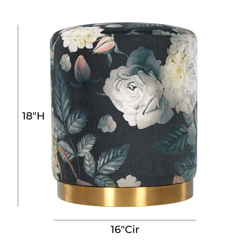 Opal Performance Velvet Ottoman-zoom-