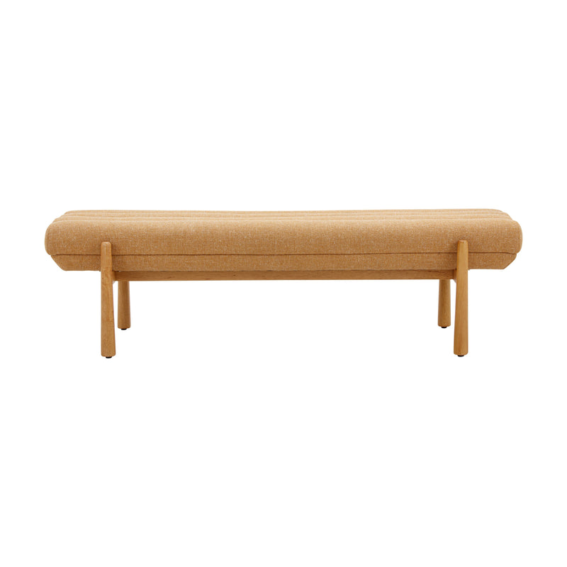 Julianna 56" Textured Performance Fabric Bench-zoom-