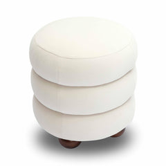 Stefanie Performance Velvet Ottoman