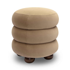 Stefanie Performance Velvet Ottoman