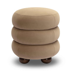 Stefanie Performance Velvet Ottoman