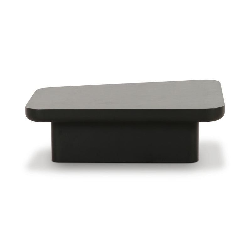 Yoko Black Coffee Table (32"-39")-zoom-