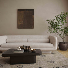 Yoko Black Coffee Table (32"-39")
