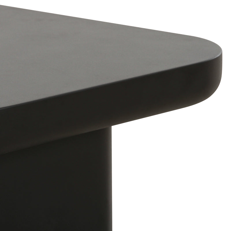 Yoko Black Coffee Table (32"-39")-zoom-