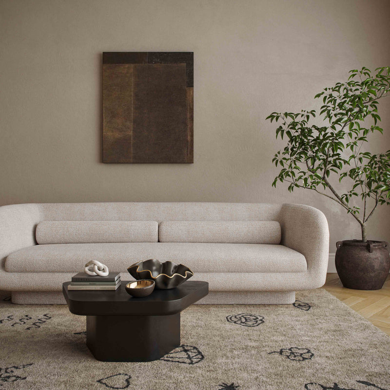Yoko Black Coffee Table (32"-39")-zoom-