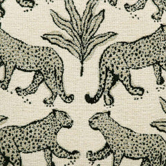 Raji Leopard Performance Jacquard Ottoman