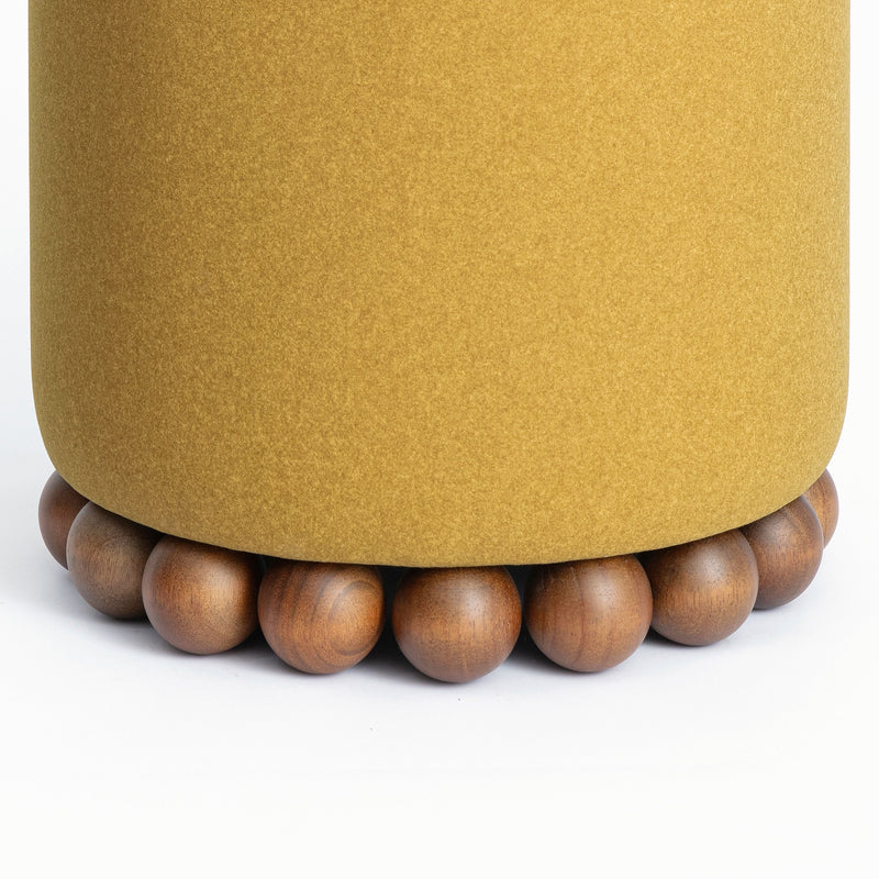 Dex Performance Vegan Mohair Ottoman-zoom-