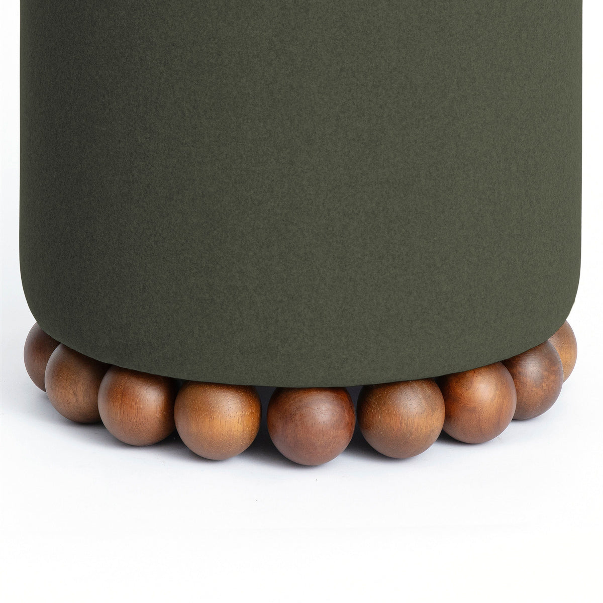 Dex Performance Vegan Mohair Ottoman