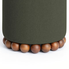 Dex Performance Vegan Mohair Ottoman