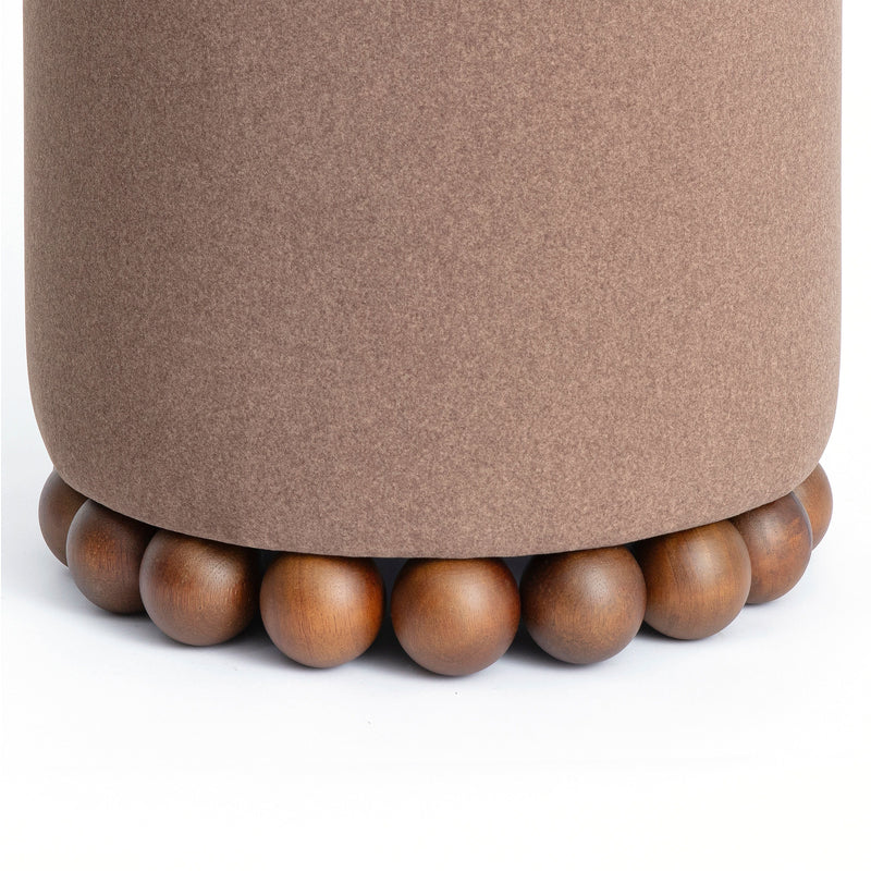 Dex Performance Vegan Mohair Ottoman-zoom-