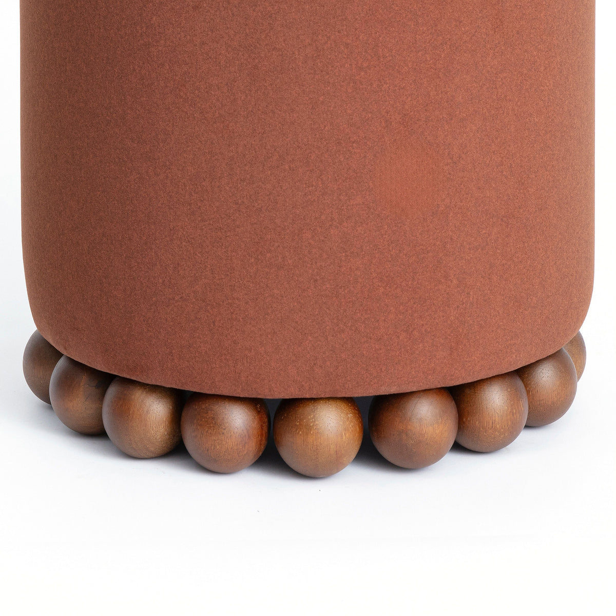 Dex Performance Vegan Mohair Ottoman