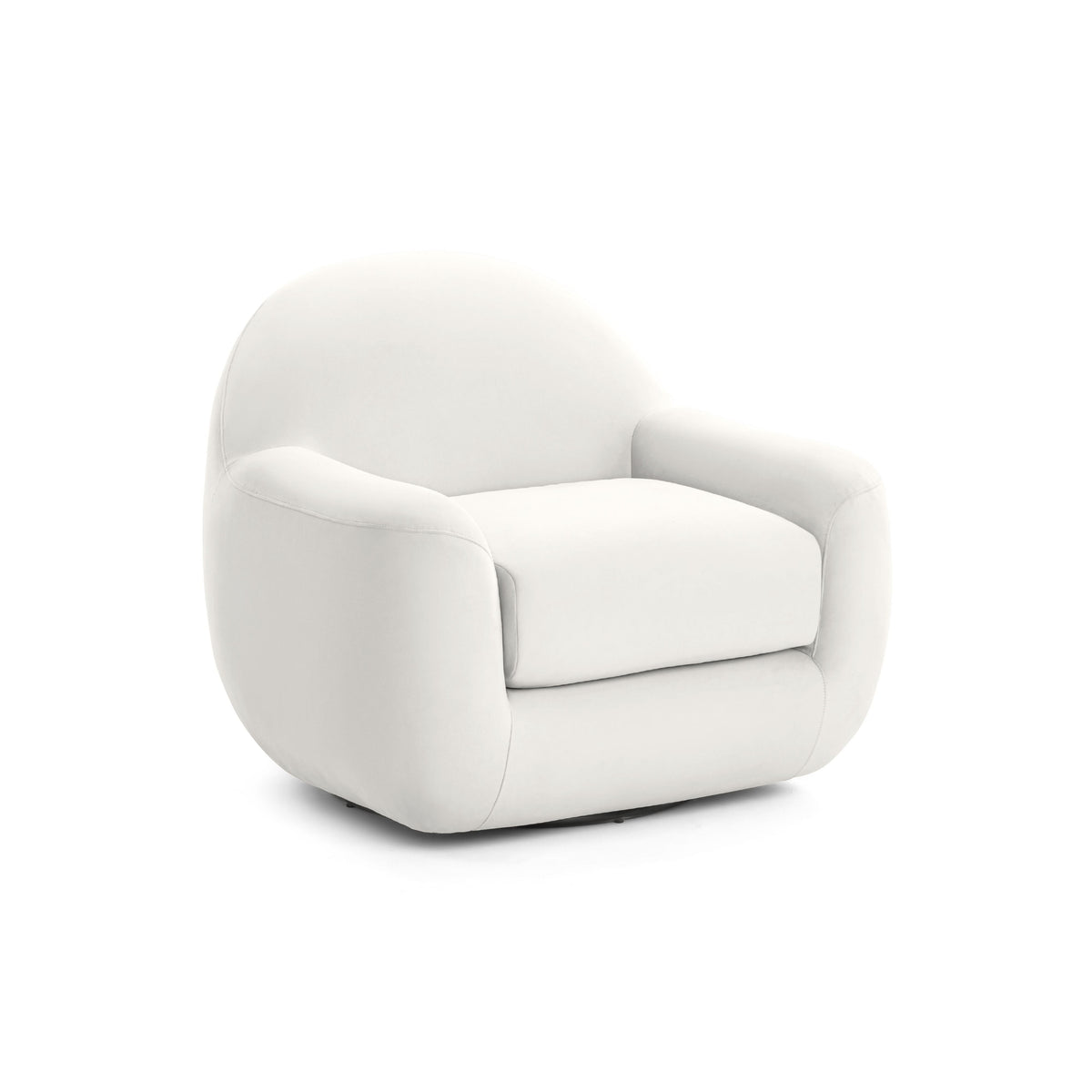 Tiago Performance Velvet Swivel Accent Chair
