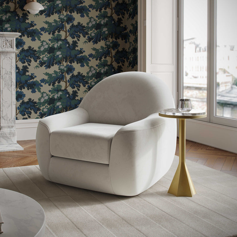 Tiago Performance Velvet Swivel Accent Chair-zoom-