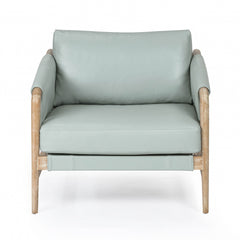 Chakka Contract-Grade Genuine Leather Accent Chair