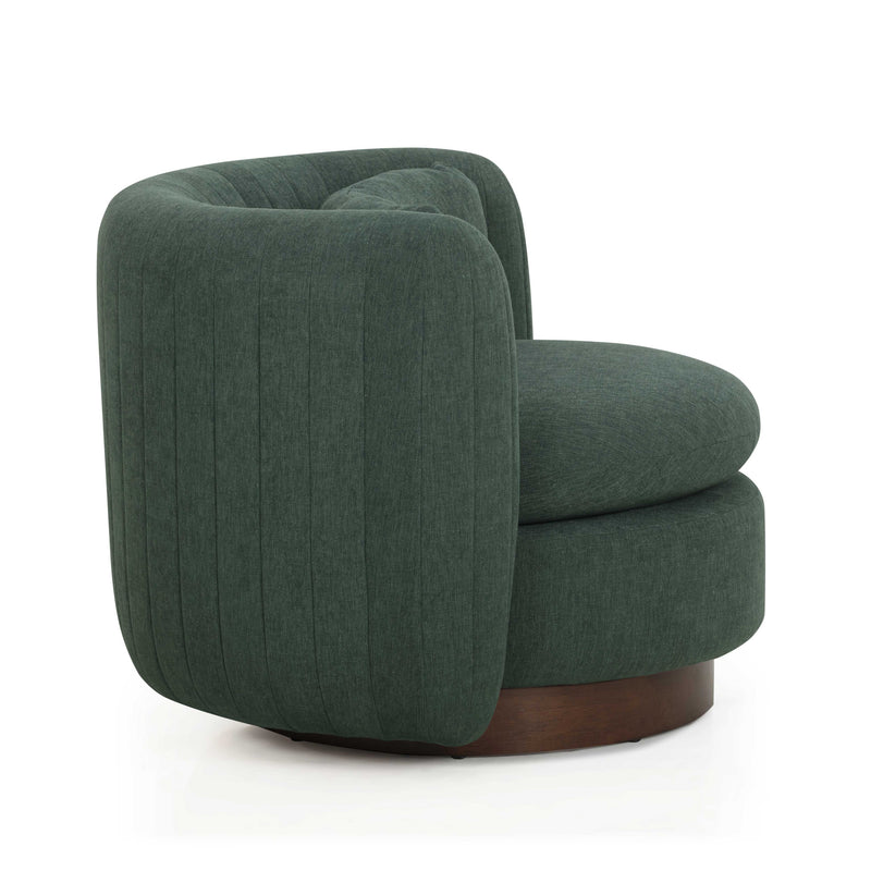 Nura Contract-Grade Chenille Swivel Accent Chair-zoom-