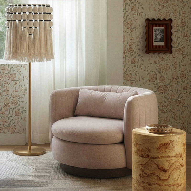 Nura Contract-Grade Chenille Swivel Accent Chair-zoom-