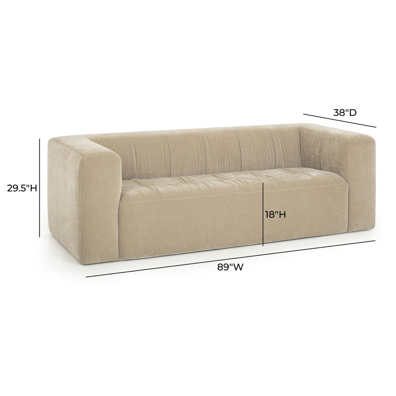 Alder 89" Upcycled Contract-Grade Chenille Sofa-zoom-