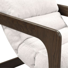 Palma Contract-Grade Textured Weave Fabric Accent Chair