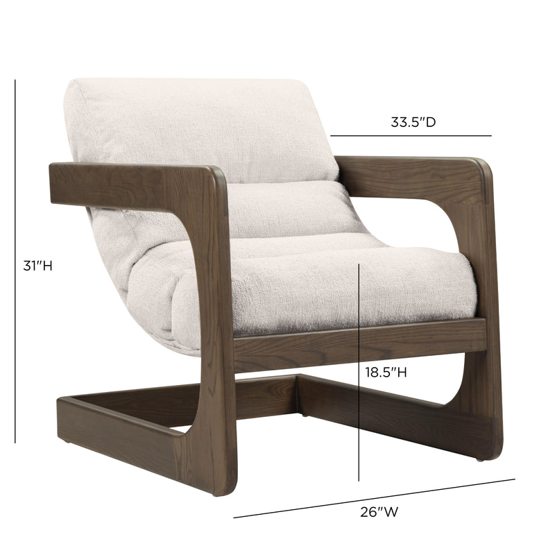 Palma Contract-Grade Textured Weave Fabric Accent Chair-zoom-