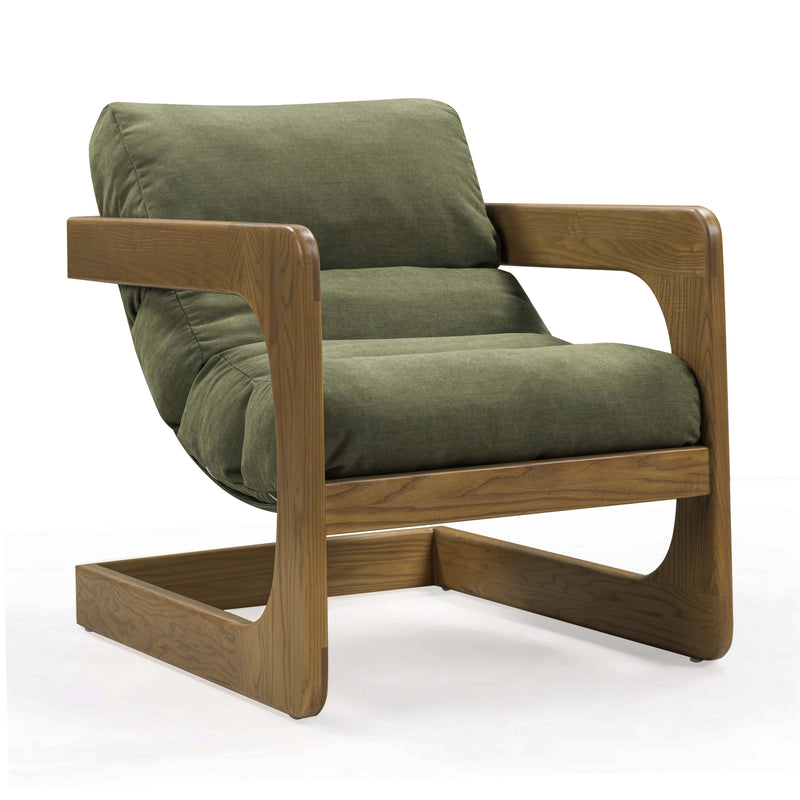 Palma Upcycled Performance Fabric Accent Chair-zoom-