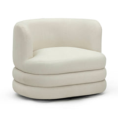 Astor Performance Faux Mohair Swivel Hotel Lounge Chair