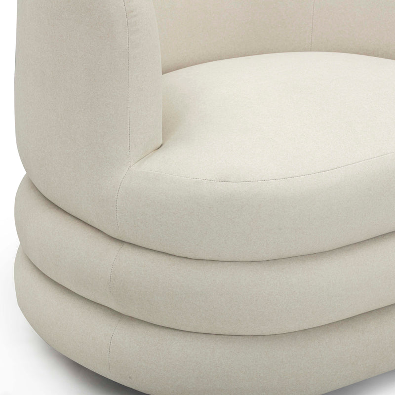 Astor Performance Faux Mohair Swivel Hotel Lounge Chair-zoom-
