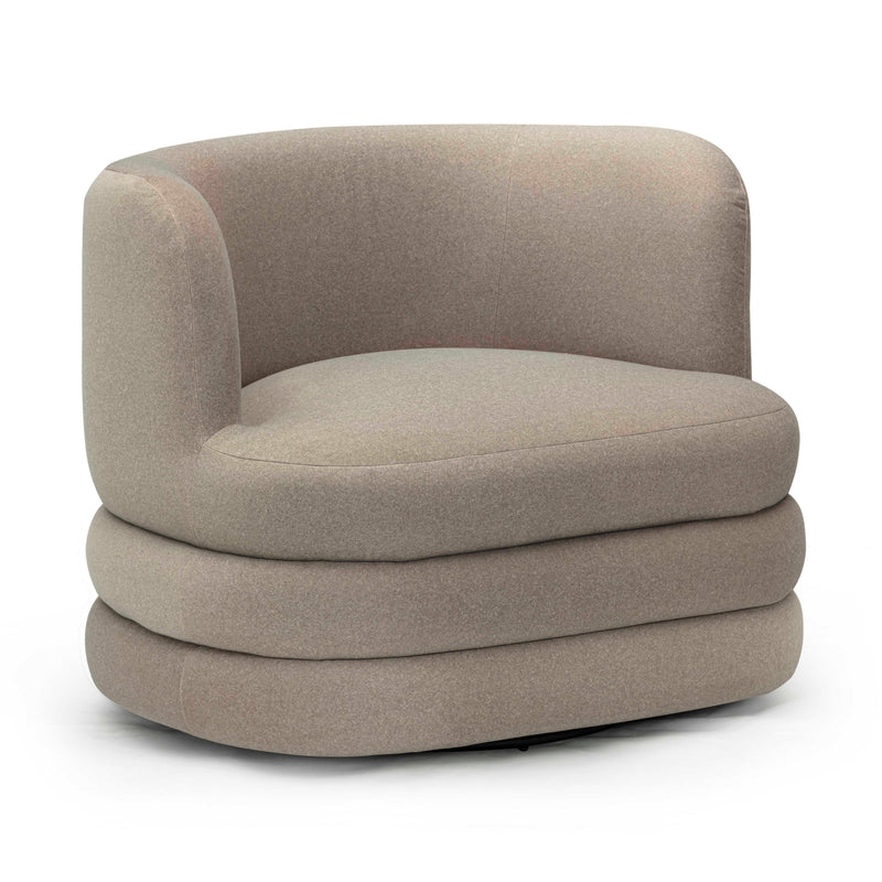 Astor Performance Faux Mohair Swivel Hotel Lounge Chair-zoom-