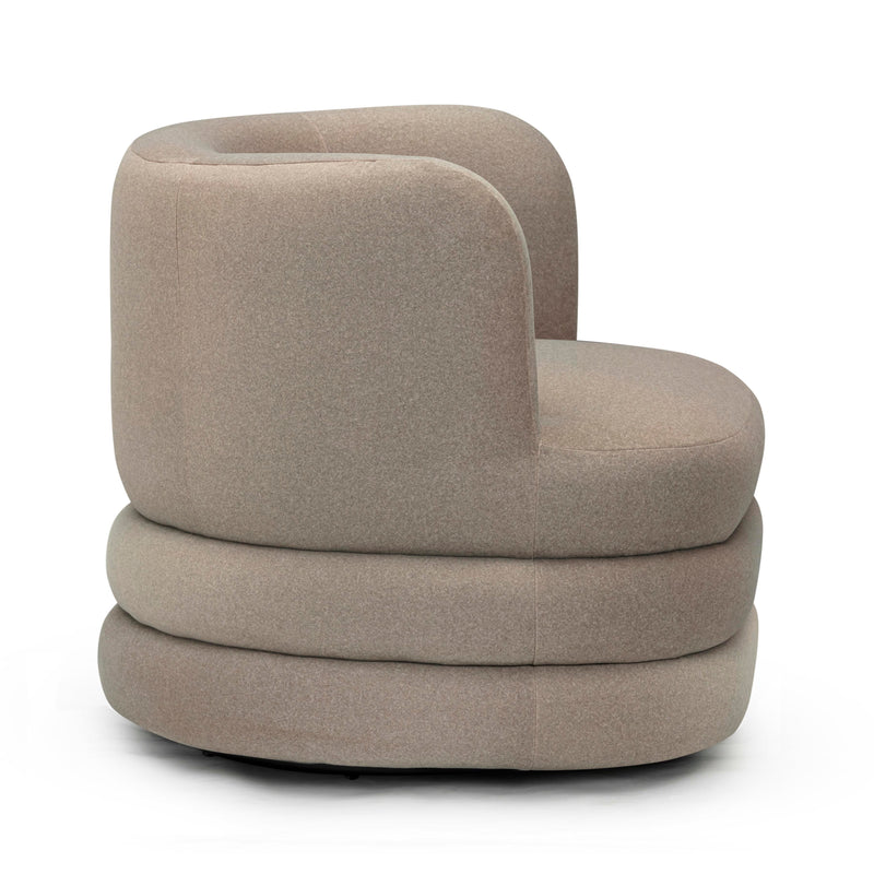 Astor Performance Faux Mohair Swivel Hotel Lounge Chair-zoom-