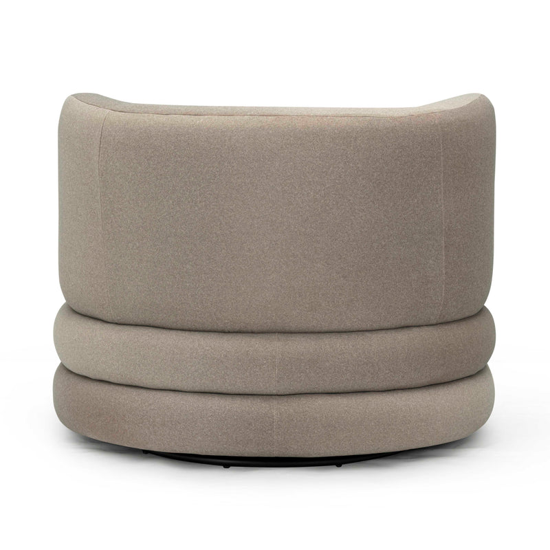Astor Performance Faux Mohair Swivel Hotel Lounge Chair-zoom-