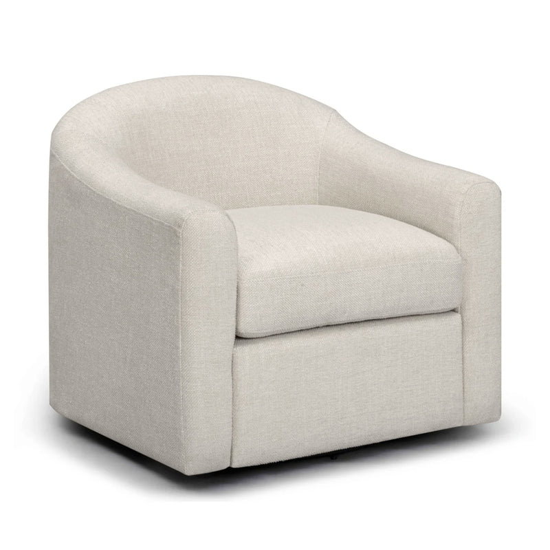 Thao Contract-Grade Basketweave Fabric Swivel Accent Chair-zoom-
