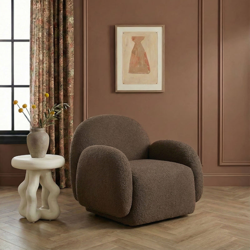 Marius Contract-Grade Boucle Accent Chair-zoom-