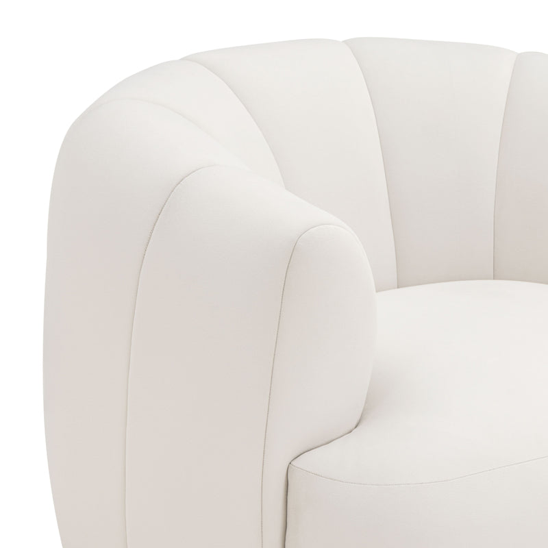 Jasmine Performance Velvet Swivel Accent Chair-zoom-
