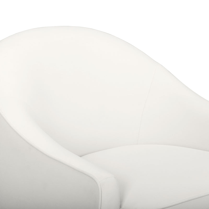 Cettie Performance Velvet Accent Chair-zoom-