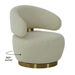 Austin Performance Fabric Swivel Accent Chair