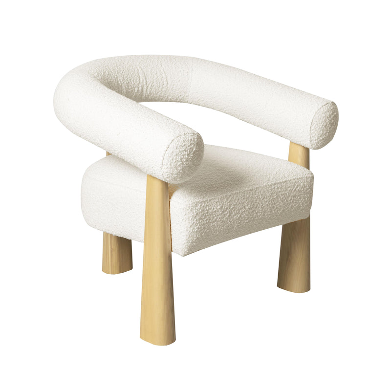 Spara Performance Boucle Accent Chair-zoom-