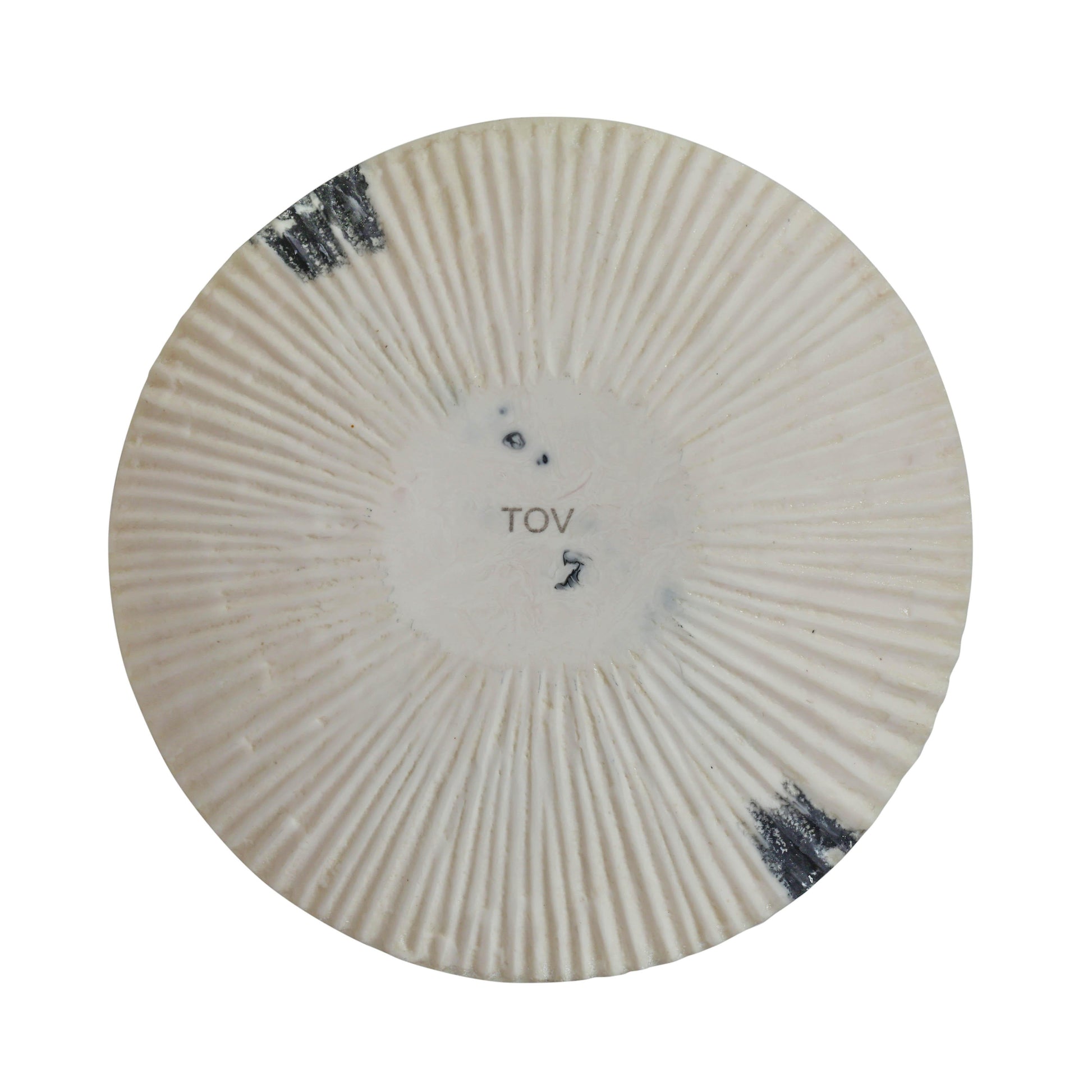 Ikani Black & White Resin Serving Plate