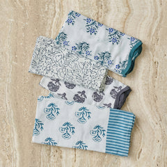 Crissy Cotton Canvas Printed Napkins - Set of 4