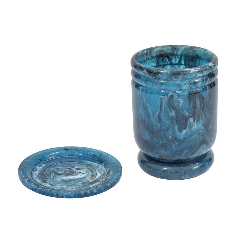 Channeled Swirl Resin Kiddush Cup-zoom-