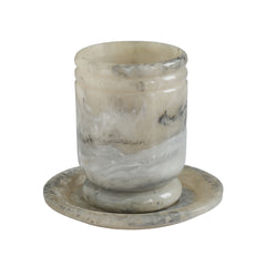Channeled Swirl Resin Kiddush Cup