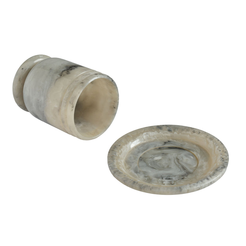 Channeled Swirl Resin Kiddush Cup-zoom-