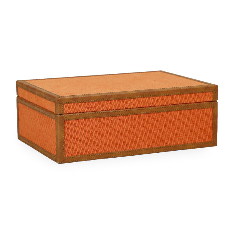 Acre Orange Cotton Jute Contract-Grade Jewelry Box-zoom-