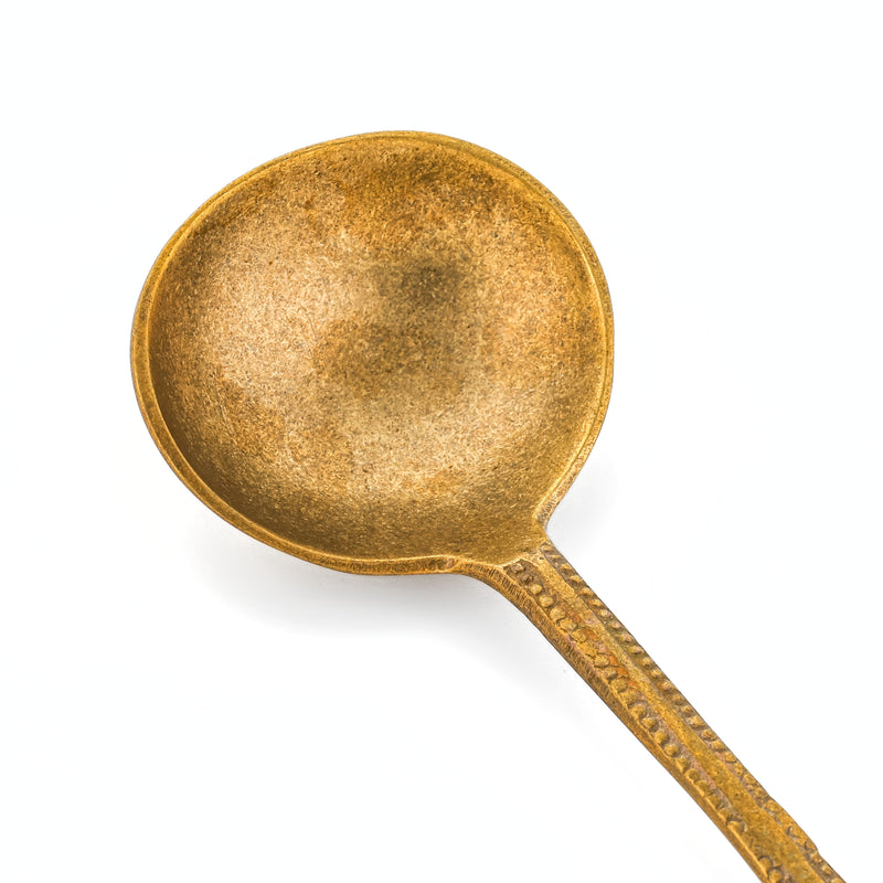 Anuja Large Brass Serving Spoon-zoom-