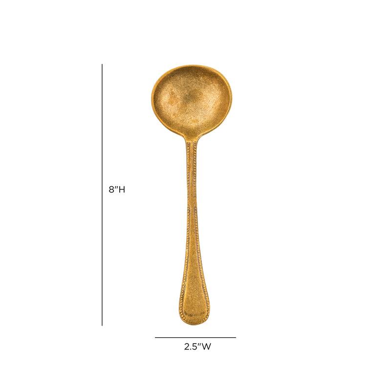 Anuja Large Brass Serving Spoon-zoom-