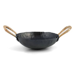 Verma Black Hammered Iron Catchall