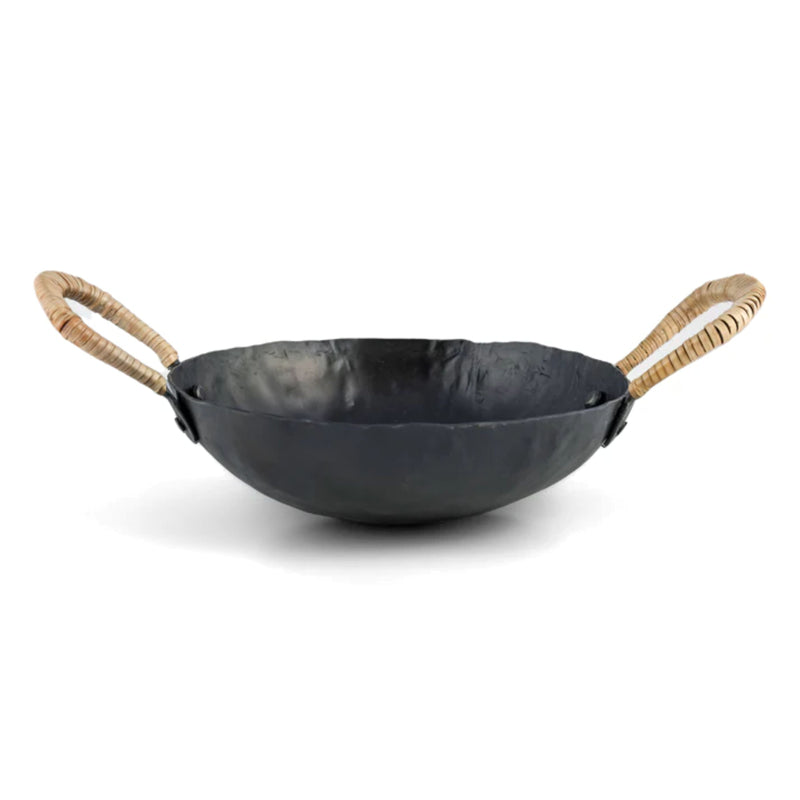Verma Black Hammered Iron Catchall-zoom-
