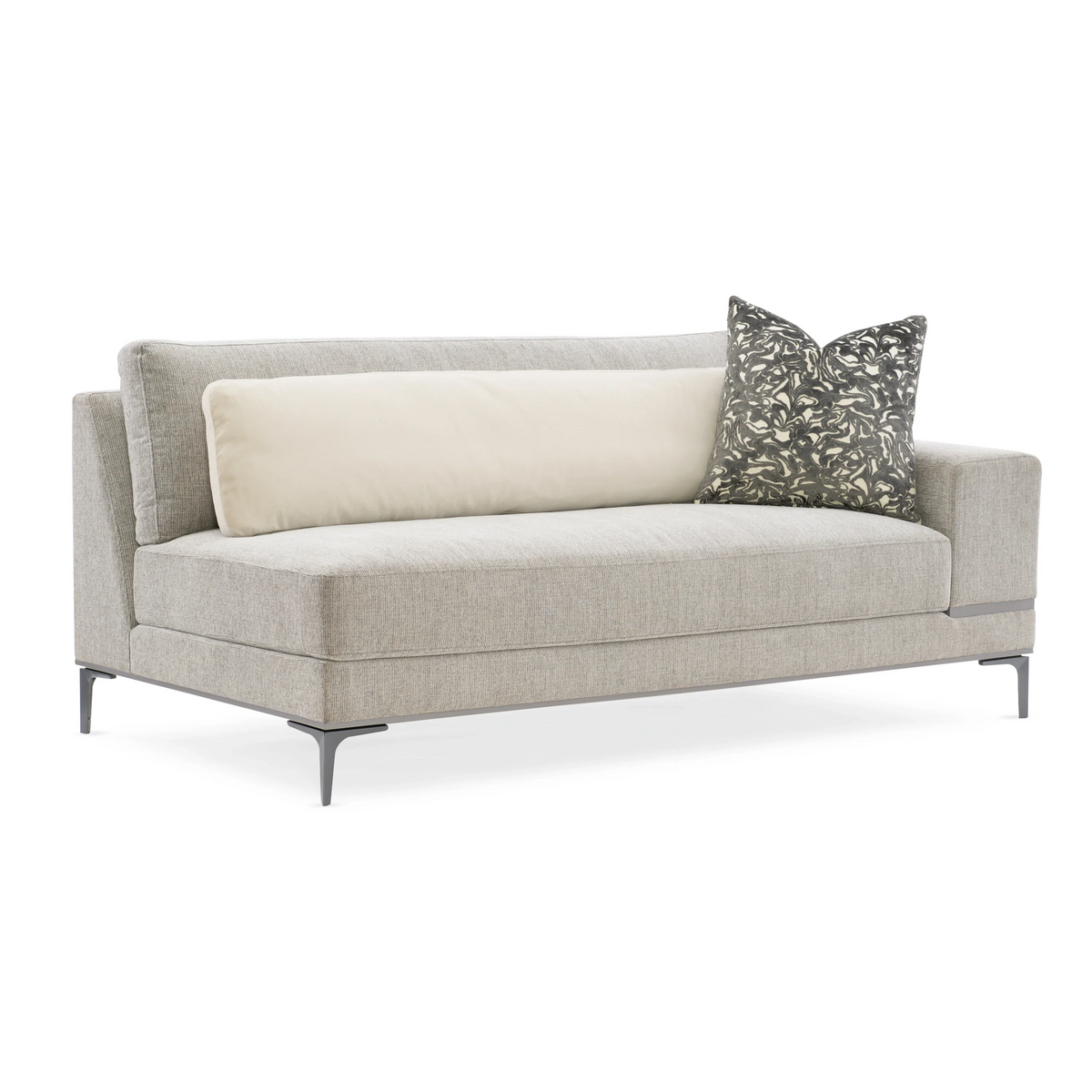 Caracole Repetition Right Facing Loveseat – side view – Lusso Furniture Miami
