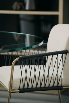Caracole Remix Dining Chair – back view – Lusso Furniture Miami