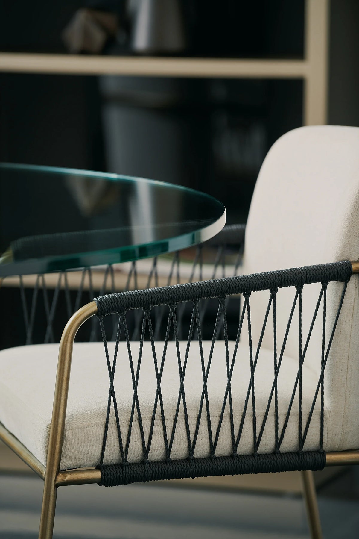 Caracole Remix Dining Chair – back view – Lusso Furniture Miami