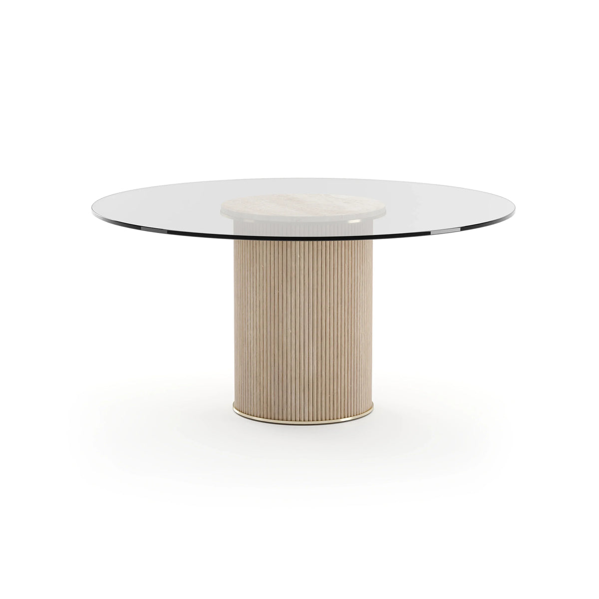 Caracole Rhythm Dining Table – back view – Lusso Furniture Miami