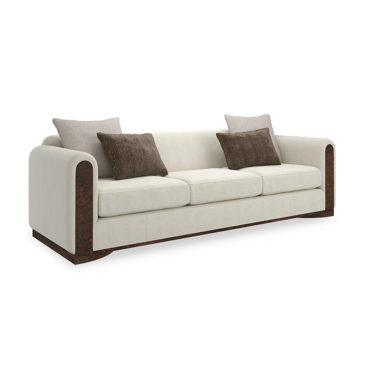 Caracole Dimitri Sofa – angle view – Lusso Furniture Miami